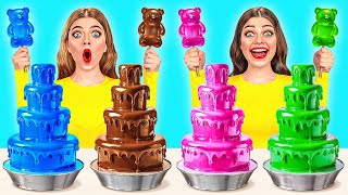 Chocolate Fountain Fondue Challenge | Funny Situations by Multi DO Challenge