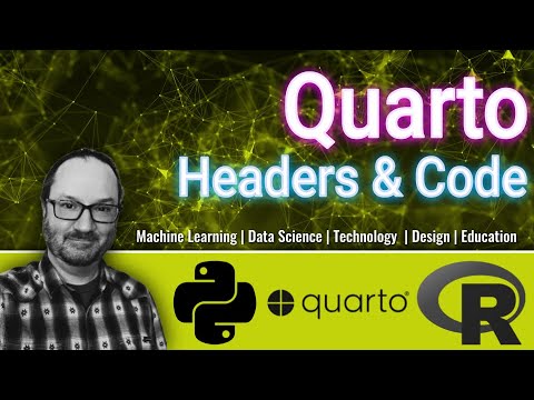 Quarto Basics 1 Headers Code