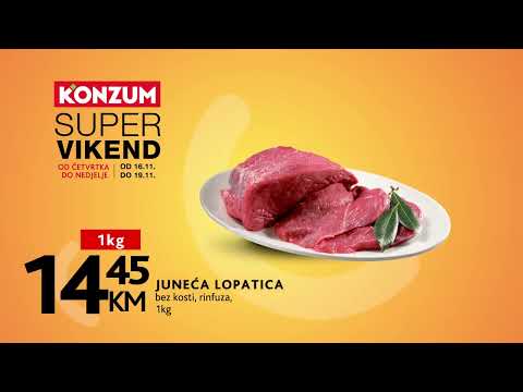 Konzum Super vikend 16.11.-19.11.2023.