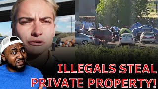 Migrants SEIZE Private Property While DEMANDING BETTER Shelter Food & Jobs From Liberal City Mayor!
