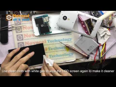 How to replace MEIZU MX4 glass   presented by NOVECEL
