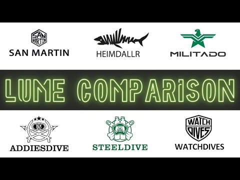 Aliexpress Homage Watches - LUME TEST/COMPARISON