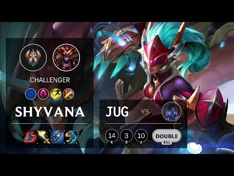 Shyvana Jungle vs Sylas - EUW Challenger Patch 10.16