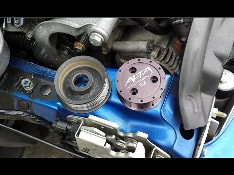 Alta 15% Supercharger Pulley Reduction - 2005 Mini Cooper S R53 Video 2