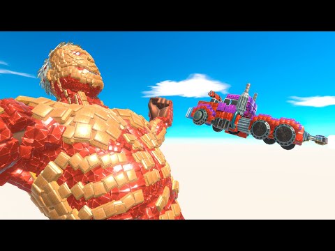 Detonator Truck vs Workshop Units - Animal Revolt Battle Simulator