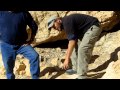 Steve Wick Training on Ten Bits Rock Shelter Tour