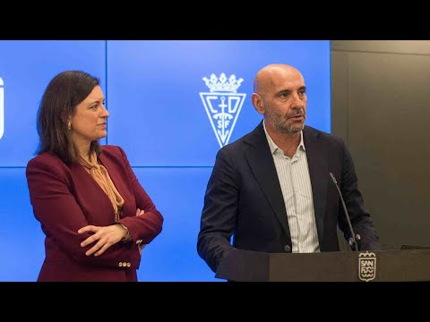 Press conference with Monchi and Patricia Cavada, mayor of San Fernando