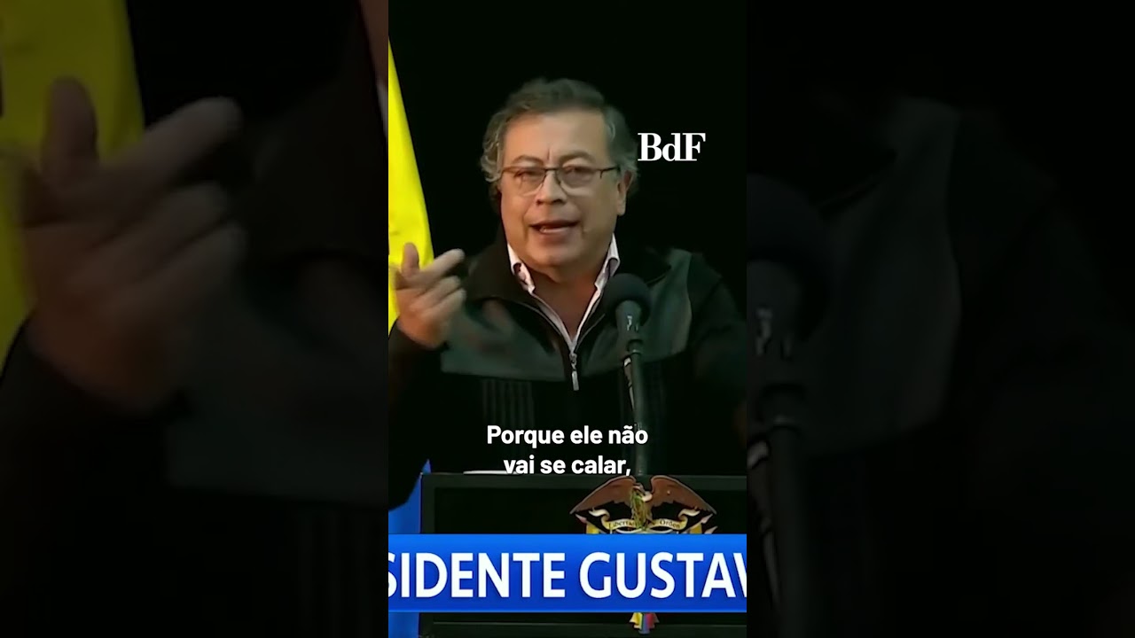‘Estão tentando tirar os direitos políticos de quem votou em mim’, diz Gustavo Petro