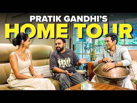 Pratik Gandhi on Scam 1992, Gujarati Food, Playing Handpan & More | Home Tour |The Bombay Journey
