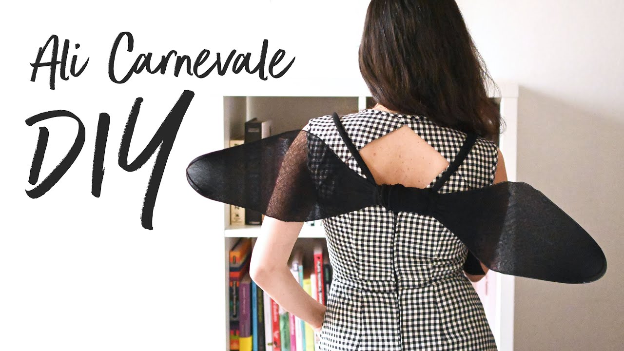 Tutorial ali per un costume di Carnevale o da Halloween DIY