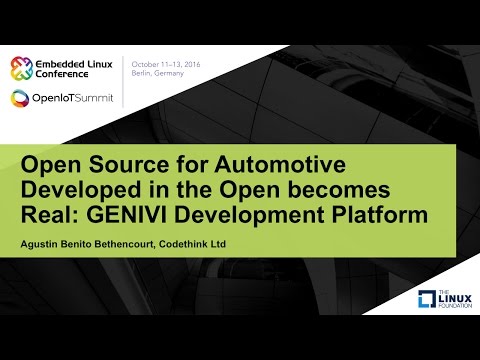 Open Source for Automotive Developed in the Open becomes Real: GENIVI Development Platform