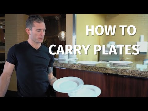 How to Carry Three Plates | Restaurant Server Training
