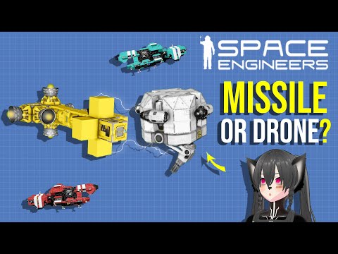 Missile or Drone for Ship Defense? Space Engineers Automatons
