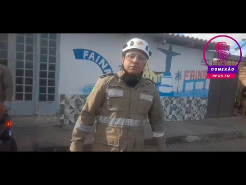 Fogo em Altas Proporções Descendo Para o Taquaril