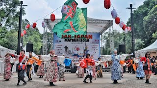 [しん ft. Yosakoi All Star ft. Akemizuki] Shinatoya Seichou @ JakJapan Matsuri 2018