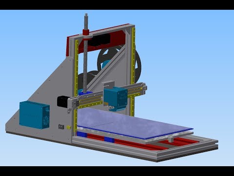 Eigenbau 3D Drucker mit 600x300x280 Druckmaße