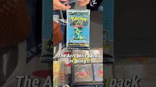 Opening my £900 HEAVY Aquapolis Booster Pack at a cardshow 🔥👀 #pokemontcg  #aquapolis #collector
