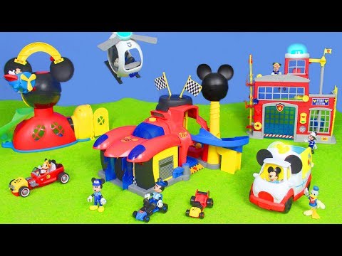 MICKY MAUS Wunderhaus Spielzeuge: Roadster Racers Spielzeugautos & Feuerwehrmann Minnie