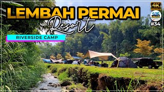 REVIEW Lembah Permai Resort Camping Ground LPR | Riverside di Puncak Bogor Cipanas Cianjur #인도네시아캠핑