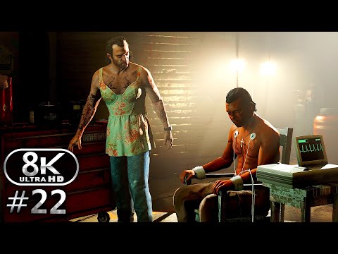 GTA V 8K Ultra Graphics Gameplay Walkthrough Part 22 - GTA V 8K 60FPS PC No Commentary