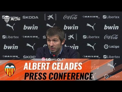 VALENCIA CF-SD EIBAR | PRESS CONFERENCE OF ALBERT CELADES