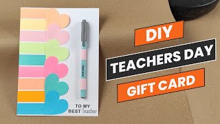 DIY - Happy Teacher's Day card | Handmade Card For Teachers Day