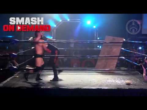 Tyson Dux DVDs Jimmy Havoc through A Table And Into Tacks!