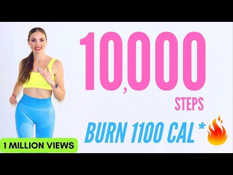 10000 Step Challenge For Weight Loss 🔥/ 10k Step Workout / Cardio Exercises At Home thumnail