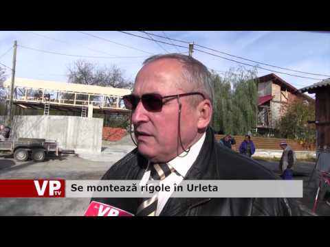 Se montează rigole în Urleta