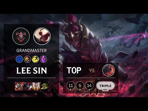 Lee Sin Top vs Aatrox - EUW Grandmaster Patch 10.4