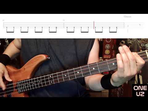 One by U2 - Bass Cover with Tabs Play-Along