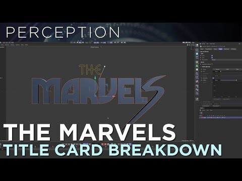 How To Design The Marvels Title: End Credits VFX Breakdown