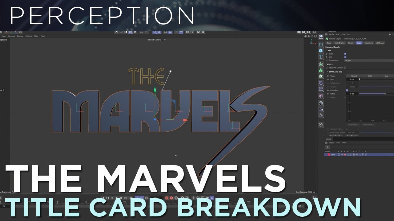 How To Design The Marvels Title: End Credits VFX Breakdown