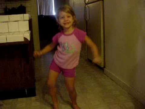 Dancing 3 year old