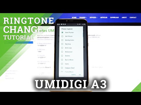 How to Set Up Ringtone in UMIDIGI A3 - Change Ringtone