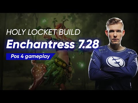 EG.Cr1t Enchantress with Holy Locket | Full Gameplay Dota 2 7.28