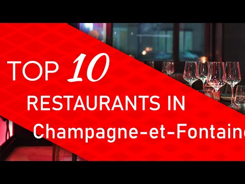 Top 10 best Restaurants in Champagne-et-Fontaine, France
