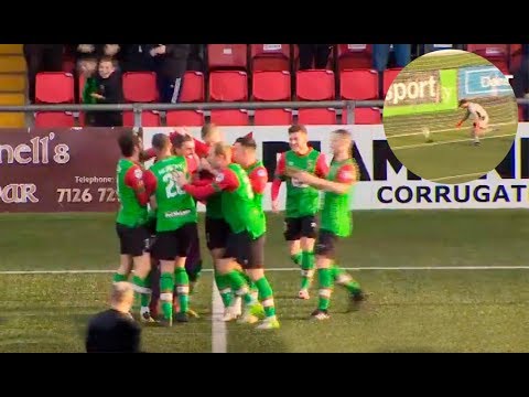 Glentoran Keeper Elliot Morris Scores On Free Kick From Own Half | 12/01/2019