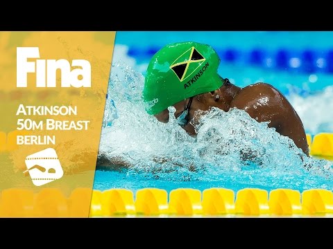 What a finish! 0.08 seconds between Atkinson and Efimova in 50m breast #2 Berlin