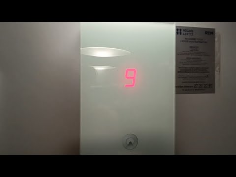 2008 Schindler 3300 MRL Traction Elevator in 9 story apartment, @Salnas 21, Riga, Latvia