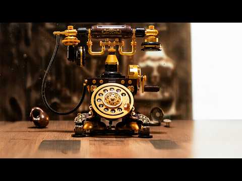 create a unique display piece - Retro Telephone Model Building Kit 766pcs