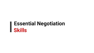 Essential Negotiation Skills | English Today Online