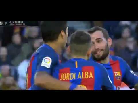 Gol VIdal vs Las Palmas (5-0) 2017
