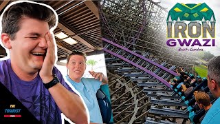 Riding Iron Gwazi at Busch Gardens Tampa! | The World&#39;s Fastest, Highest &amp; Steepest Hybrid Coaster!