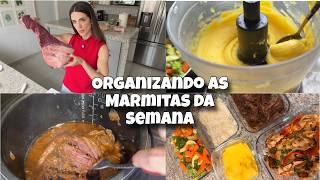 VOLTEI! Marmitas da semana em 30 MIN 🍱 + receitas fáceis e MUITO saborosas
