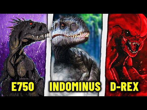 All 9 Hybrid Dinosaurs in Jurassic Park - The Entire Lore, Rebirth & World Explained