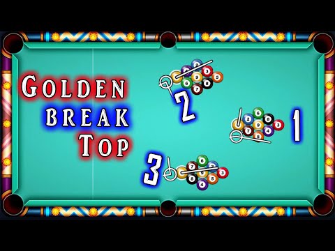 New Golden Break 9 Ball Pool 1 Shot=Win 100% 👑 8 Ball Pool Low Level Players Shots