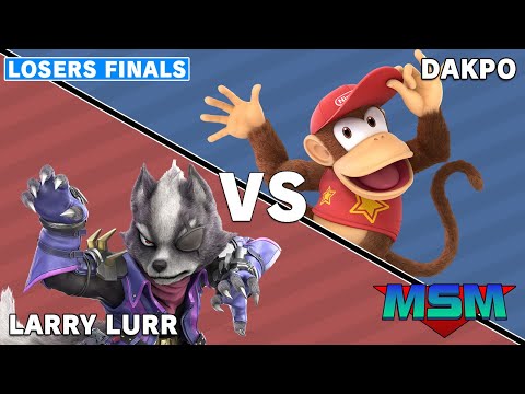 Offline MSM 234 - TLOC | Dakpo (Diddy Kong) VS Larry Lurr (Wolf) Losers Finals
