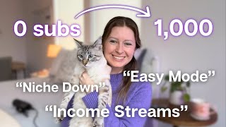 0 to 1000 SUBSCRIBERS: My cat lady YouTube journey + advice for growth (pep talk!)