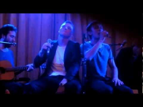 Daniel Adams-Ray performs a duet with John Guidetti